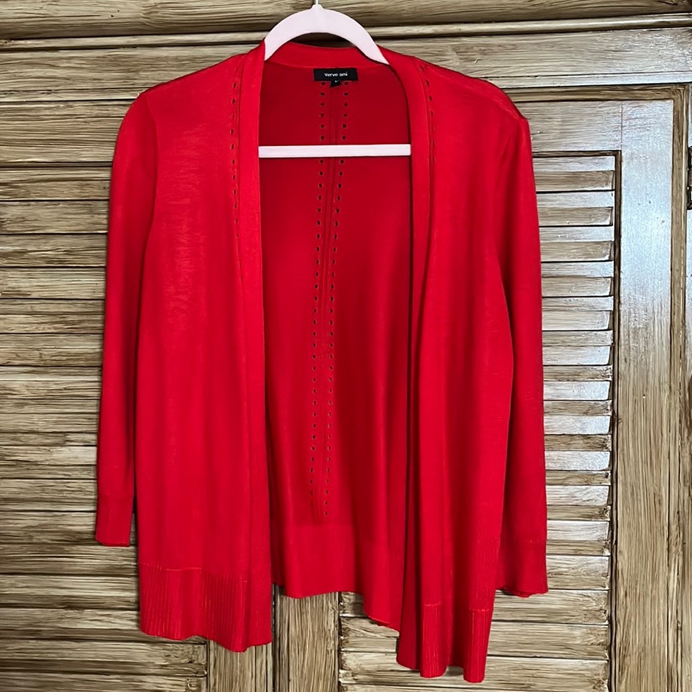 Light weight open front cardigan
